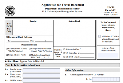 Hướng dẫn cách xin Re-Entry Permit (Travel Document)